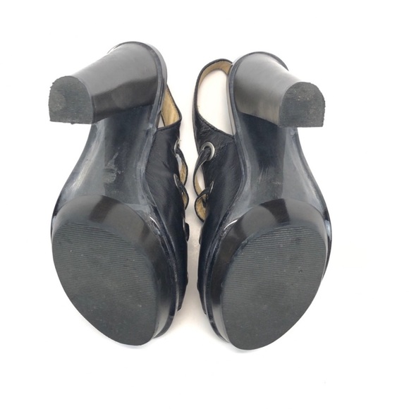 Michael Kors Leather "CARLA" Platform Sandals/High Heel - Picture 8 of 8